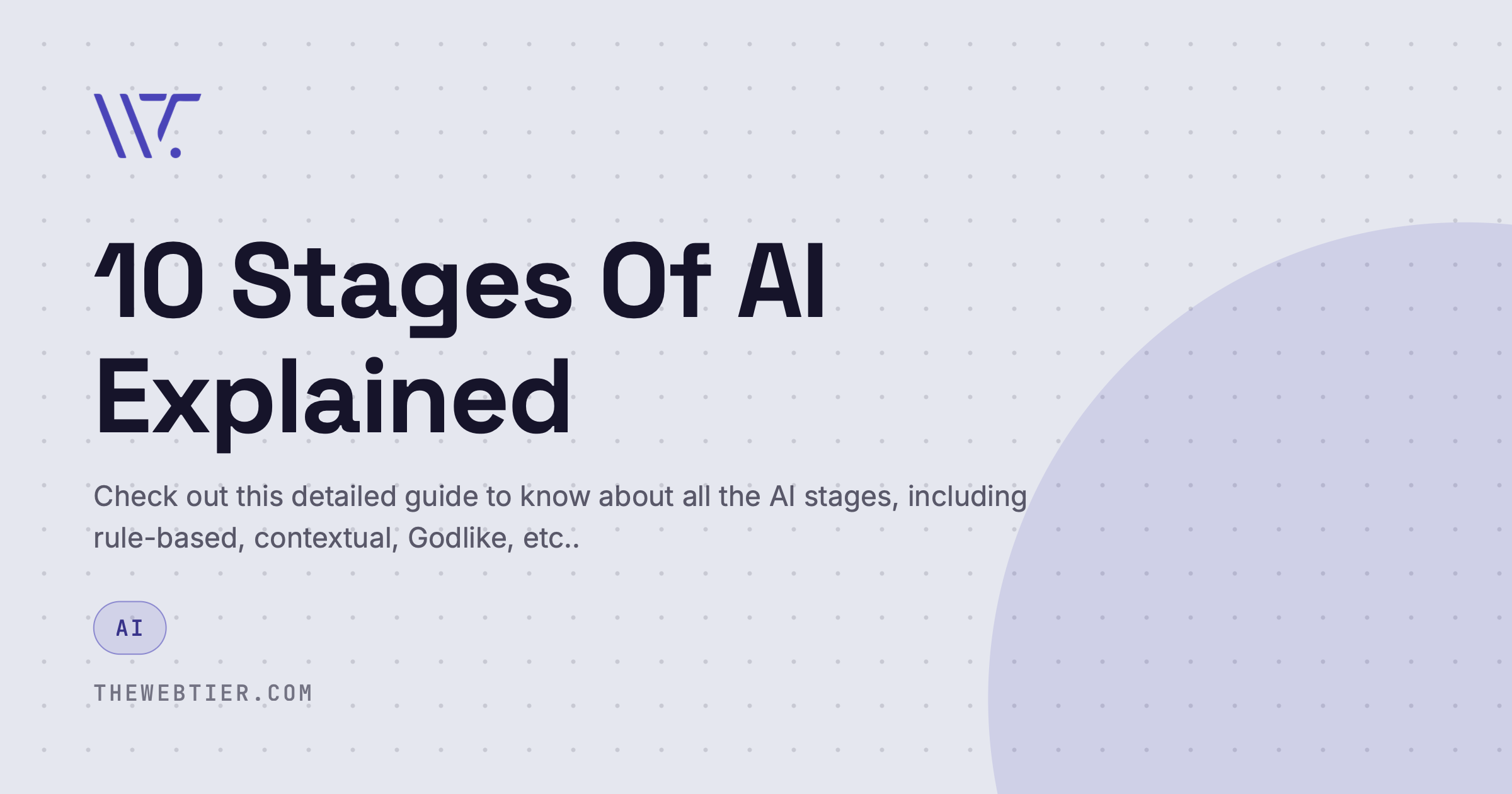 10 Stages Of AI (Artificial Intelligence) Explained