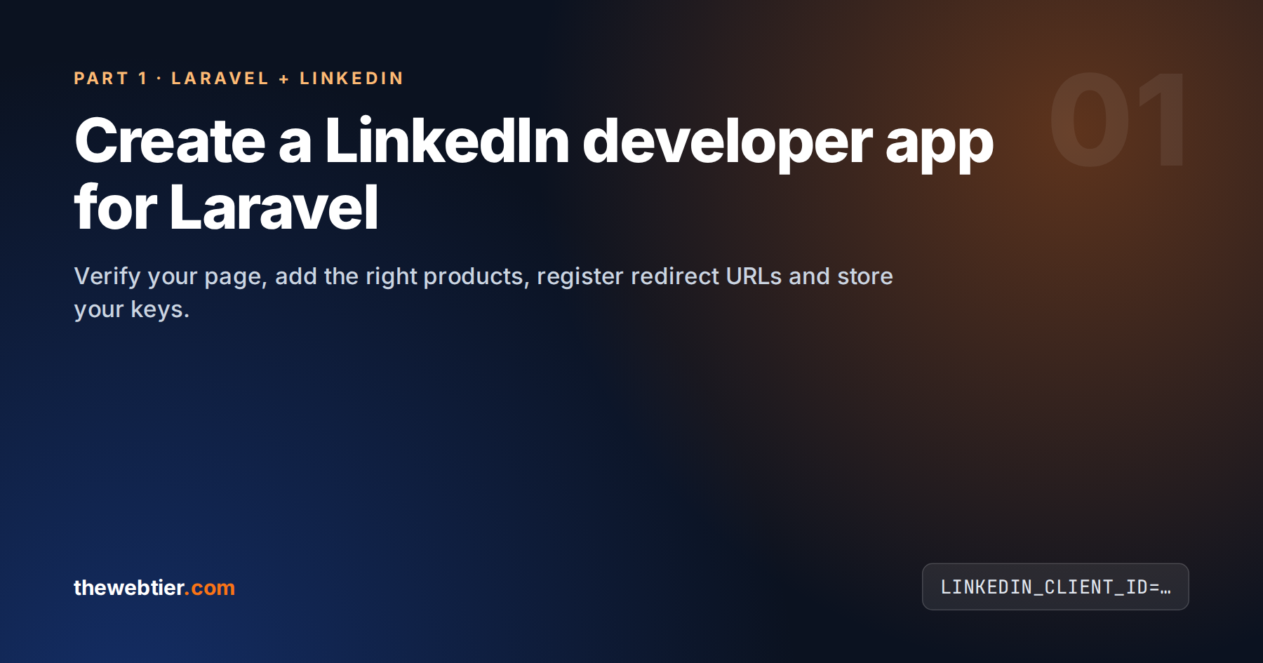 How to Create a LinkedIn Developer App for Laravel (Step by Step)