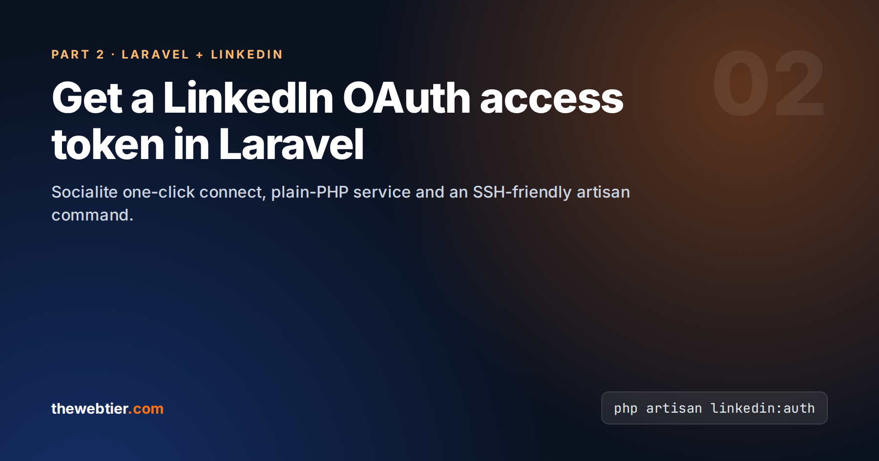 LinkedIn OAuth 2.0 Access Token in Laravel (Socialite + Plain PHP)