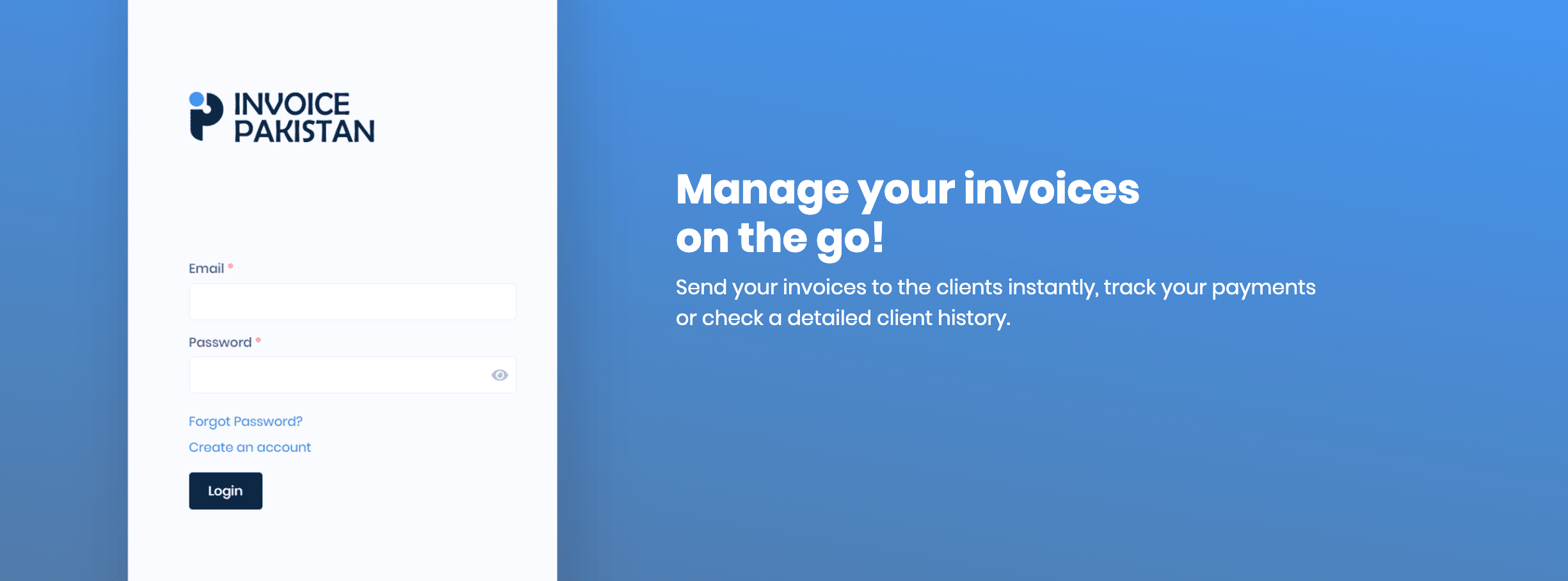 Invoice Pakistan - Generating Invoices made easy