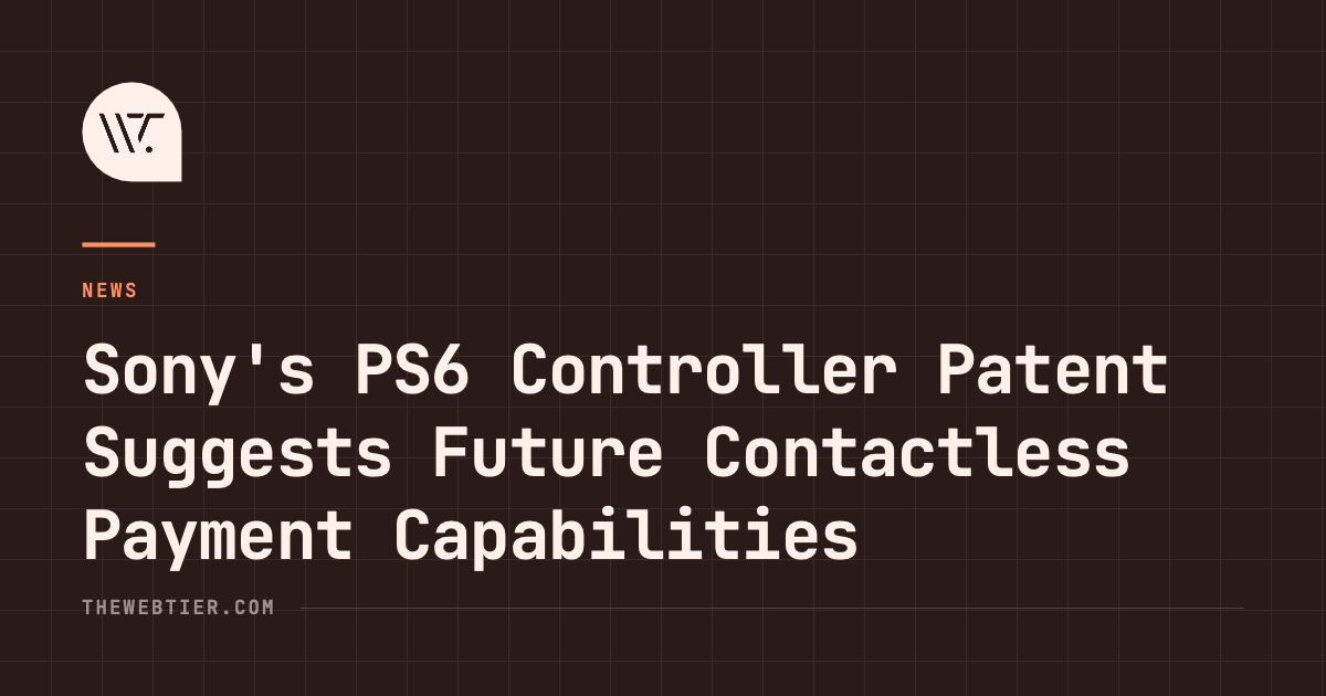 Sony's PS6 Controller Patent Suggests Future Contactless Payment Capabilities