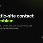Contact Forms on Static Sites: The Problem, and Every Way to Solve It